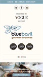 Mobile Screenshot of bluebasilbrownies.co.uk