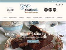 Tablet Screenshot of bluebasilbrownies.co.uk